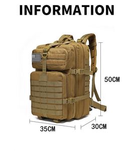 Tactical <b>Backpack</b> with USB Anti-Theft Solar Panel Features Geometric Pattern External <b>Frame</b> Made of Polyester - Product Image 6