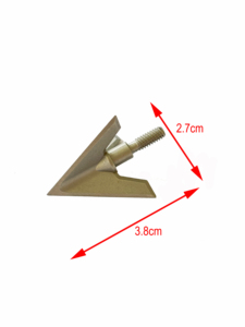 Têtes de flèche à tête large de tir à l'arc 100 Grain personnalisées pour la chasse et la pêche au tir à l'arc - Product Image 3
