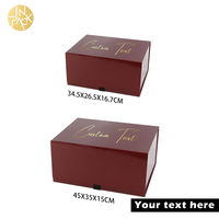 Boîte cadeau magnétique de luxe en gros, 1200 g/m², brillante, grande boîte cadeau pliable, boîte magnétique personnalisée