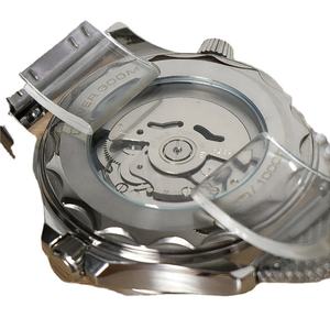 Montre-bracelet mécanique à succès, 41 mm, avec cadran noir, calendrier, aiguilles lumineuses, lunette en céramique et boîtier en acier inoxydable - Product Image 6