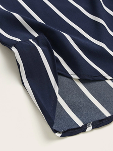 <span class=keywords><strong>Vestido</strong></span> informal <span class=keywords><strong>de</strong></span> media manga para mujer con cinturón Camisa <span class=keywords><strong>de</strong></span> <span class=keywords><strong>rayas</strong></span> <span class=keywords><strong>azul</strong></span> <span class=keywords><strong>marino</strong></span> <span class=keywords><strong>y</strong></span> <span class=keywords><strong>blanco</strong></span> Blusas <span class=keywords><strong>Vestido</strong></span> <span class=keywords><strong>de</strong></span> moda <span class=keywords><strong>azul</strong></span> <span class=keywords><strong>marino</strong></span> <span class=keywords><strong>y</strong></span> <span class=keywords><strong>blanco</strong></span> para damas - Product Image 4