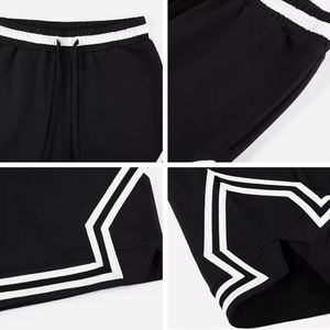 Custom Printed Breathable Moisture-Wicking Basketball <b>Shorts</b> Streetwear <b>Polyester</b>/Cotton French Terry Summer Sweat <b>Shorts</b> for - Product Image 4
