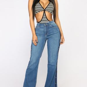 Jeans sexy pour femme, modèle nouveau, boutons pression, fabrication chinoise de haute qualité, denim - Product Image 4