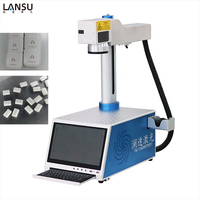 Machine de marquage et de gravure au laser à fibre portable 20W 30W pour métal, acier inoxydable, aluminium