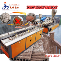 Ligne de MACHINE à EXTRUSION, 1step PE WPC