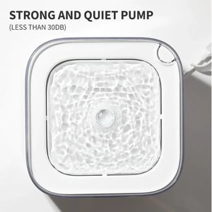 Vente en gros de <span class=keywords><strong>filtre</strong></span> à cycle sans fil personnalisé automatique Pet Smart, distributeur d'eau simple et silencieux pour chats et chiens, OEM possible - Product Image 4