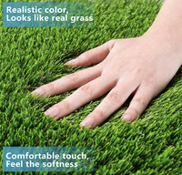 Tapis en gazon artificiel séché personnalisé, gazon artificiel réaliste, pelouse épaisse, résistant aux animaux domestiques, résistant à l'eau, écologique