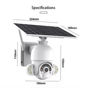 Cámara de reflector para exteriores sin cables Plus HD Cámara de seguridad inteligente Detección de movimiento mejorada solar <span class=keywords><strong>Live</strong></span> View Cloud 1 Sistema de cámara - Product Image 6