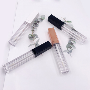 Emballages de Rouge à Lèvres en Stock – Tubes Vides Rectangulaires Transparents avec Couvercles Blancs, Noirs et Roses - Product Image 3