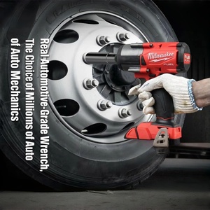 Clé à chocs électrique sans fil <span class=keywords><strong>Milwaukee</strong></span> 18V 1/2 pouce, best-seller, idéale pour la réparation automobile et le dévissage, outils électriques sans balais - Product Image 4