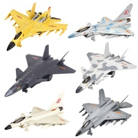 Maquette de chasseur furtif J-31 J-15 J-20 en métal moulé sous pression, modèle militaire de simulation, décoration de bureau, jouet en métal moulé sous pression
