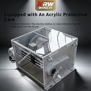 Verricello Compatto con Custodia in Acrilico Verniciato di Grado Marino - Verricello da Traino Resistente per Applicazioni Industriali/<span class=keywords><strong>Marine</strong></span> - Product Image 5