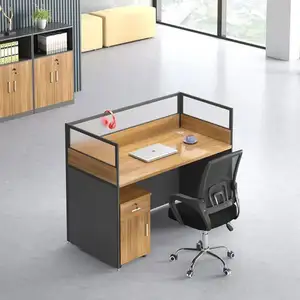 Muebles modernos Escritorio barato con espacio de almacenamiento Esquina Mesa de computadora Escritorio de pie