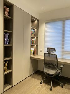 Armario <span class=keywords><strong>de</strong></span> pared <span class=keywords><strong>de</strong></span> <span class=keywords><strong>dormitorio</strong></span> personalizado <span class=keywords><strong>de</strong></span> fábrica para toda la casa, tocador <span class=keywords><strong>de</strong></span> escritorio para ordenador - Product Image 6