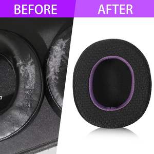 Cuscinetti auricolari di ricambio in rete traspirante Jomwag per STEELSERIES Arctis 1/3/5/7/9/Pro/Raw - Cuscinetti in schiuma ad alta densità prodotti in Cina - Product Image 3