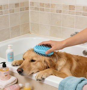 Cepillo de Masaje <span class=keywords><strong>para</strong></span> Baño de Mascotas Más Vendido - Herramienta de Aseo <span class=keywords><strong>para</strong></span> <span class=keywords><strong>Perros</strong></span> y Gatos de TPR, Cepillo Limpiador <span class=keywords><strong>para</strong></span> Cachorros, Elimina <span class=keywords><strong>el</strong></span> Pelo Suavemente - Product Image 6