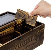 Boîte cadeau durable en métal carré pour une seule bouteille de vin, cadeau de retraite, écologique, protectrice et décorative
