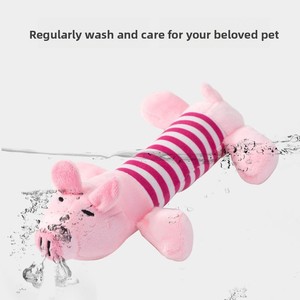 Jouets en peluche couineurs pour chiens : jouets de dressage durables et amusants pour la dentition, adaptés aux Poodles, Corgis, Bichons Frisés et <span class=keywords><strong>Golden</strong></span> Retrievers - Product Image 5