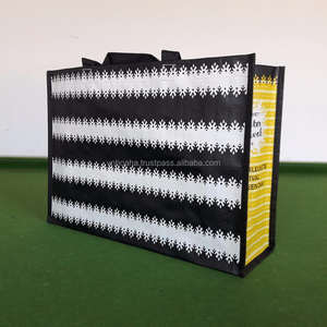 Custom Polypropylene Laminated Tote <b>Shopping</b> <b>Bag</b> Supermarket Carry Recycled PP Woven <b>Bag</b> from Vietnam - Product Image 6