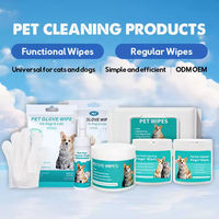 Talla grande 50PCs Limpieza de dientes de perro Cuidado dental Cuna de dedos-Cuidado bucal para perros-Reduce el mal aliento Sarro y placa