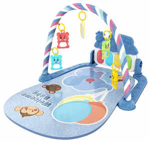 Tapis d'éveil musical interactif pour bébé avec piano à pédales, hochets sensoriels et couverture d'activités pour le temps sur le ventre des nouveau-nés - Vente en gros - Product Image 6