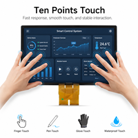 Écran tactile capacitif EverGlory 19 pouces PCAP avec verre Gorilla et contrôleur EETI USB RS232 pour HMI Kiosque
