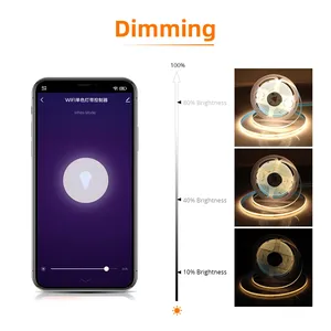 Juego de Iluminación LED COB Inteligente TUYA, 1-6 Piezas, Funciona con <span class=keywords><strong>Alexa</strong></span> <span class=keywords><strong>Echo</strong></span> <span class=keywords><strong>Plus</strong></span>, Asistente de Google, Control por Voz Mediante Aplicación, para Gabinetes y Vitrinas - Product Image 5