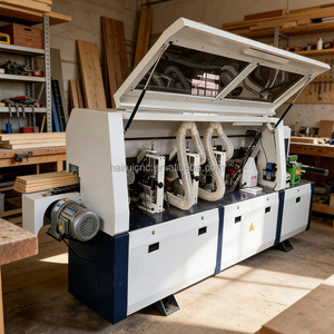 Machine à chantourner les bords adhésifs EdgeBander, équipement de collage à chaud et à froid pour placages ABS PVC, multi-usage pour armoires et meubles - Product Image 6
