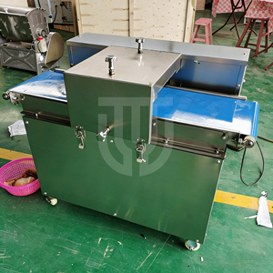 Machine à trancher et à découper la viande de poulet, de bœuf et les filets, entièrement automatique, pour restaurants commerciaux, en acier inoxydable 304 - Product Image 6