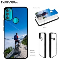 Étui de téléphone personnalisé Novelsub en TPU + aluminium pour Motorola G71 5G, sublimation 2D, étanche, antichoc, luxe, noir, 100% téléphone portable