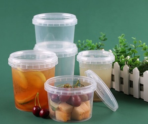 Cốc Đựng Súp <span class=keywords><strong>PP</strong></span> Dùng Một Lần 210Ml Hộp Đựng Tròn Kín Trong Suốt Bằng Nhựa Có Nắp Khóa Cốc Đóng Gói Mang Đi An Toàn Lò Vi Sóng - Product Image 5