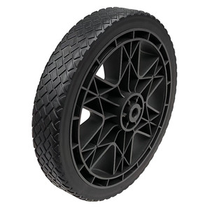 10-Inch <b>Plastic</b> <b>Wheel</b> Solid Tire For Lawnmower Wear Resistant Corrosion Resistant Sturdy Durable Tool Vehicle Use - Product Image 2