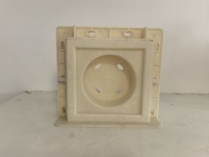 2025 New Breeze Block Mold Design Factory Venta al por mayor Molde de plástico para construcción de villas tamaño 20*20*10cm - Product Image 5