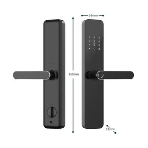 Cerradura Inteligente para Puerta con Huella Dactilar y Acceso con un Toque, con Wi-Fi y Conexión Tuya, Desbloqueo Automático Mediante Tecnología de Presión Manual para Puertas de Madera - Product Image 2