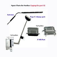 Câble d'antenne de remplacement pour connecteur de port de charge USB Type C pour Microsoft Surface Laptop Go 1 2 1943 2013 Réparation interne