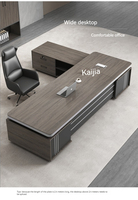 Bureaux de direction modernes en L pour le travail, table d'ordinateur de bureau, mobilier commercial de bureau