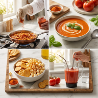 Meest verkochte, hoogwaardige, voedselveilige tomatenpoeder, roze, wateroplosbaar poeder