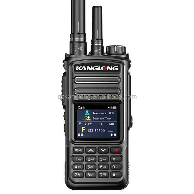 KANGLONG GP-36 Dual Mode 4G POC + UHF/VHF Hybrid Waterproof Walkie Talkie Long Range SIM Card Handheld Wireless Intercom