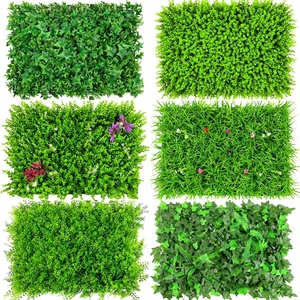 ฉากหลังตกแต่งผนังหญ้าเทียมรุ่น Cross-Border Exclusive Ct09 สำหรับตกแต่งภายใน/ภายนอกอาคาร ต้นยูคาลิปตัสปลอมสีเขียว - Product Image 1