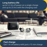 Usine Original Jabra Elite 85t True Wireless Bluetooth Earbuds Advanced Active Noise Cancelling Earphone avec Mic