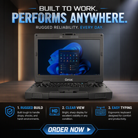 Nouvel ordinateur portable robuste Getac S410, écran HD/FHD de 14 pouces, 4G LTE, 8 Go de mémoire + 512 Go/1 To/2 To SSD, Intel Core I5/I7, Windows 11 Pro pour