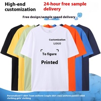T-shirt d'été en pur coton à séchage rapide uniforme de classe personnalisé vêtements de travail personnalisés avec logo imprimé