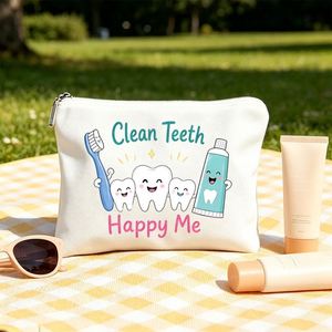 Bolsa de Regalo Versátil para Mujer, Bolsa de Cosméticos y Artículos de Aseo con Diseño Dental, Ideal para Mamá, Hijas y Amigas - Product Image 6