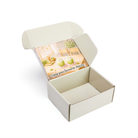 Boîte en carton ondulé écologique de haute qualité pour l'emballage alimentaire, l'expédition et les cadeaux, avec impression couleur personnalisée, pour le thé, le café et les collations