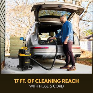 <span class=keywords><strong>Aspirateur</strong></span> professionnel <span class=keywords><strong>Vacmaster</strong></span> 6 gallons 4,5 CV pour sols humides et secs avec système d'auto-nettoyage, VDK611PF 0201 - Product Image 3