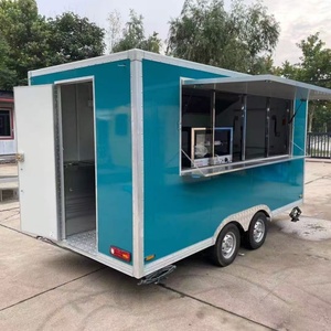 Camion di cibo negozio per cina cane toelettatura rimorchio High-end personalizzazione toelettatura per animali domestici cibo camion in acciaio inox veicolo - Product Image 3