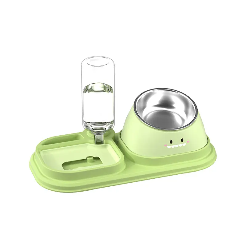 Alimentador automático de água para animais de estimação, tigela de comida lenta, alimentador de água e alimentos para animais de estimação em aço inoxidável, produtos para animais de estimação