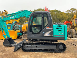 Mini excavadora de 7 toneladas Kobelco SK75 SK200 Isuzu Motor 2023 Modelo Buenas condiciones de trabajo - Product Image 2