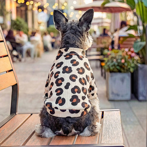 PETCIRCLE Nouvelle collection printemps/automne, sous-vêtement confortable à imprimé léopard pour petits chiens, chiots et chats - Product Image 1
