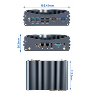 Mini PC Industrial Económico con Windows 10/11, Doble LAN, Sin Ventilador, X86, Envío Rápido de Fábrica